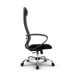 Кресло руководителя МЕТТА Комплект 11 хром КР Темно-серый