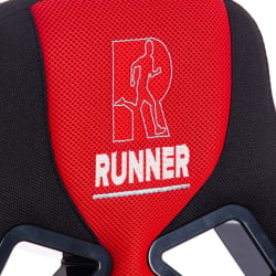 Кресло RUNNER ткань, черный/красный, 2603/ 08/ 12