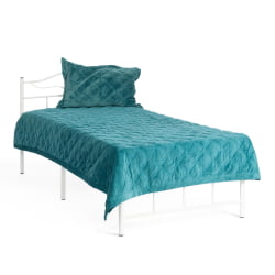 Односпальная кровать LUCY (mod. 9305) металл, 90*200 см (Single bed), White (белый)