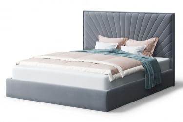 Кровать Леона, 2000*1400 мм, серый