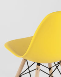 Стул Eames Style DSW желтый (разборный каркас)
