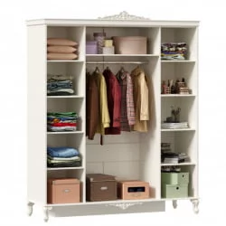 Шкаф четырехстворчатый Маркиза ЛД 517.113.000 Алебастр