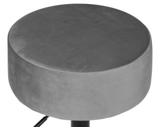 Пуф DOBRIN DANNY BLACK (серый велюр (MJ9-75))
