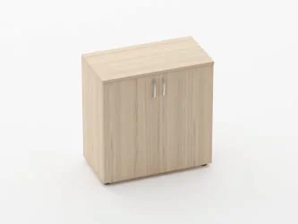 Шкаф низкий закрытый Глассй 6.08.131 Бук светлый / Glassy