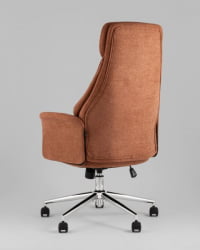 Кресло офисное ТопЧаирс Неома терракотовый ткань / TopChairs Neoma