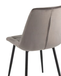 Стул Флекс Нев велюр антрацитовый 2 шт. / New