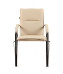 Комплект офисных кресел CHAIRMAN 851 экокожа Бежевый