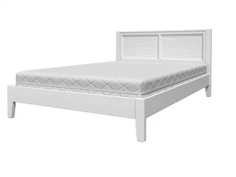 Кровать из массива Грация 3 200х140 Белый Античный