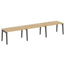 Рабочая станция ОНИКС ВООД ОВ.РС-3.3.8 Тиквуд Светлый/Темный / ONIX WOOD OW.RS-3.3.8