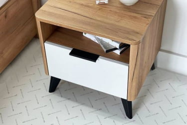 Тумба детская Адам MSA-01 дуб крафт золотой/белое дерево