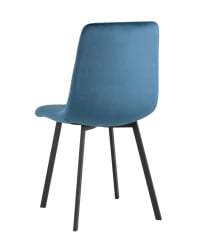 Стул Чиллй велюр сине-зеленый 2 шт. комплект / Chilly