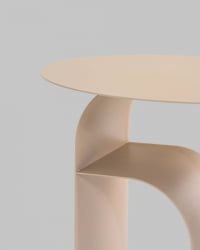 Журнальный столик Арвел металл бежевый / Arwel