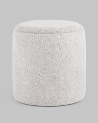 Пуф Taks букле (светло-серый)