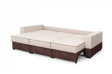 Бежевый диван Бостон 2400 Стандарт Бежево-коричневый