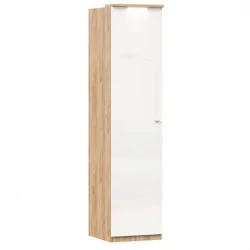 Шкаф одностворчатый Фиджи ЛД 659.224.000 Дуб Золотой Белый