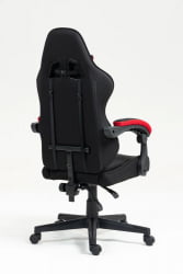 Кресло спортивное ТопЧаирс Пхантом черно-красный / TopChairs Phantom