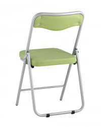 Складной стул Джонни silver экокожа Салатовый
