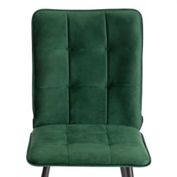 Стул обеденный Бари ЛТ, велюр, Дееп Форест (изумруд), 41х55х89 см / Bari LT, Deep Forest
