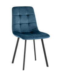 Комплект из двух стульев Чиллй велюр сине-зеленый 2 шт. / Chilly