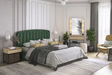 Кровать 1.6 Сиена-2 КМ1.6-14.2075 Янтарь / KM1.6-14.2075