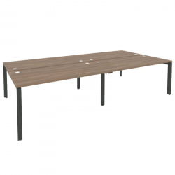 Рабочая станция на П-образном м/к ОНИКС О.МП-Д.РС-4.4.8 Дуб Аризона/Антрацит / ONIX O.MP-D.RS-4.4.8