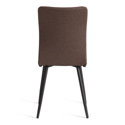 Мягкий стул La Rousse NEW, ткань рогожка, коричневый/черный, 3М7-147, 45x55x93 см