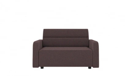 Офисный диван Уппса (Berhouse) Цвет фасада: Кофе рогожка; Тип: Прямой; Материал фасада: Микророгожка