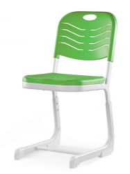 Стул ученический регулируемый пластиковый (рост 5-7) Салатовый