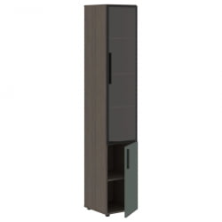 Шкаф-колонка комбинированный (правый) VELION VHCS 40.2 R Нефрит Дуб Сильвер