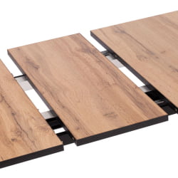 Стол MALTIDO Дуб мореный/черный