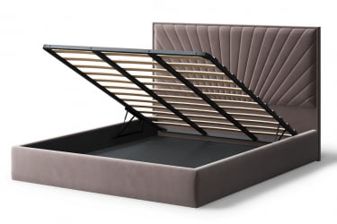Кровать Леона, 2000*1200 мм, кофе