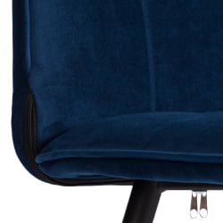 Стул обеденный Бари ЛТ, велюр, Блуе (синий), 41х55х89 см / Bari LT, Blue