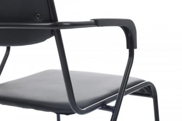 Кресло Никс Плус РCХ ОМКЛ-03Б Черный/Металл Черный / Nix Plus RCH OMKL-03B