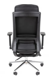 Офисное кресло CХАИРМАН 500 ЛЮКС (ЛУКС) ЭКО экокожа Черный / CHAIRMAN (LUX)