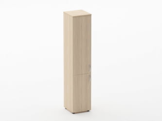 Шкаф высокий закрытый Глассй 6.19.13Л Орех / Glassy