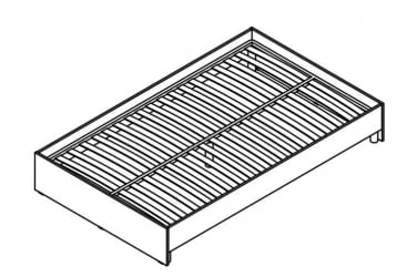 Кровать без изголовья KBW 2016 Дуб сонома светлый