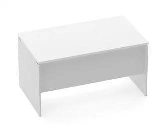 Стол прямой Дека ЛДСП каркас 75.08.14 Белый / Deka