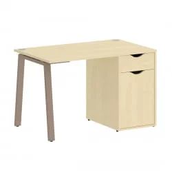 Стол письменный HOME OFFICE VR.SP-3-118.1.A Клен/Мокко металл