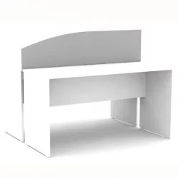 Офисная перегородка IMAGO ЭКР-2 Металлик