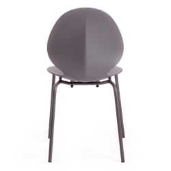 Стул EBAY (mod 03) металл/пластик, 52x46x83.5, серый