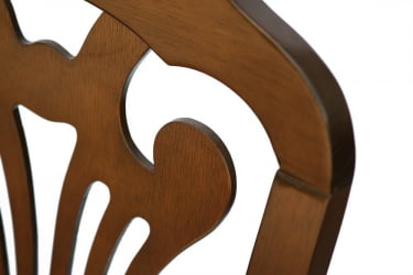 Стул Персей/ Персеус дерево гевея, 46х54х99см, Каппучино , ткань кремовая с рисунком (3321) / Perseus Cappuchino