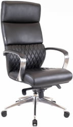 Кресло для руководителя Everprof President Экожа Черный