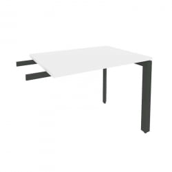 Брифинг-приставка на П-образном м/к ОНИКС О.МП-БР-9 Белый Бриллиант/Антрацит / ONIX O.MP-BR-9