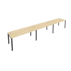 Рабочая станция на 3 раб.места Метал Сйстем Б.СМ-3.4 Акация/Антрацит / Metal System