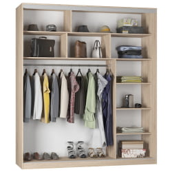 Шкаф-купе B-230х200х60-1(ДСС-D8D8D8)