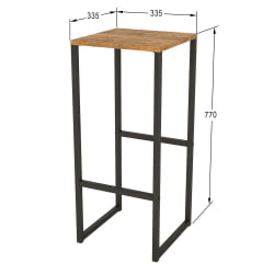 Барный стул Хайбол Дуб американский