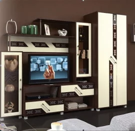 Стенка-горка в гостиную Зодиак со шкафом
