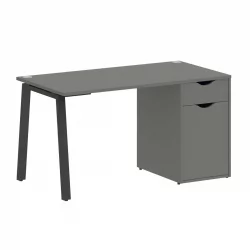 Стол письменный ХОМЕ ОФФИCЕ ВР.СП-3-138.1.А Металлик/Антрацит металл / HOME OFFICE VR.SP-3-138.1.A