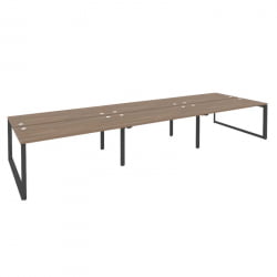 Рабочая станция на О-образном м/к ОНИКС О.МО-Д.РС-6.4.7 Дуб Аризона/Антрацит / ONIX O.MO-D.RS-6.4.7