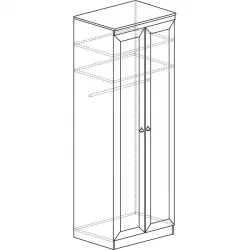 Шкаф для одежды Инна 609  Денвер темный